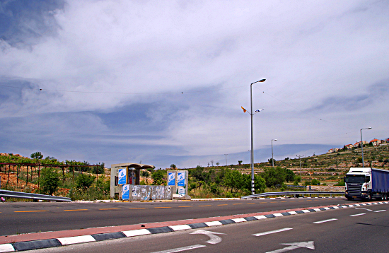 General view aound the bus stop