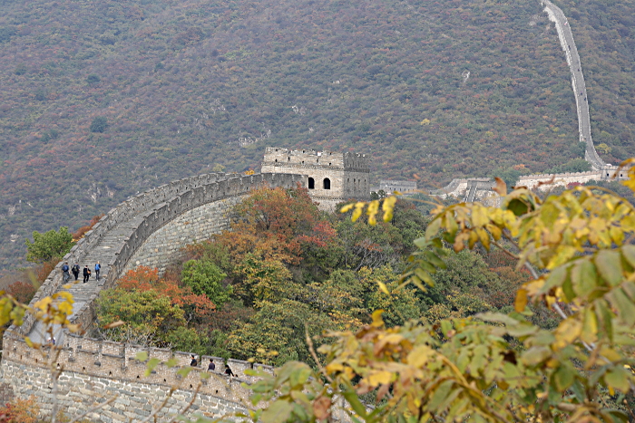Great Wall of China at Mutianyu
 - Weaving through the mountains