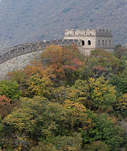 Great Wall of China at Mutianyu
 - A tower amongst autumn colours