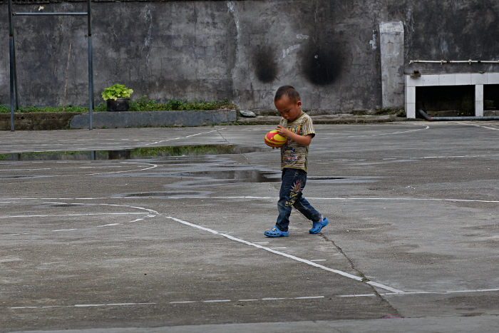 Longji Terraced Rice Paddies and the Yao People - School Yard Football