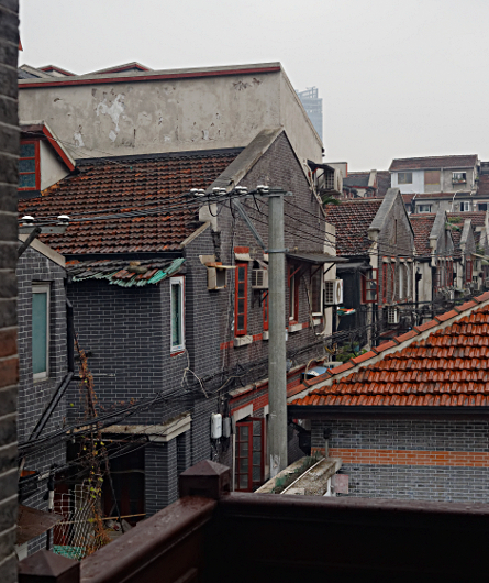 Shanghai Ghetto - View of the Ghetto from the Shul