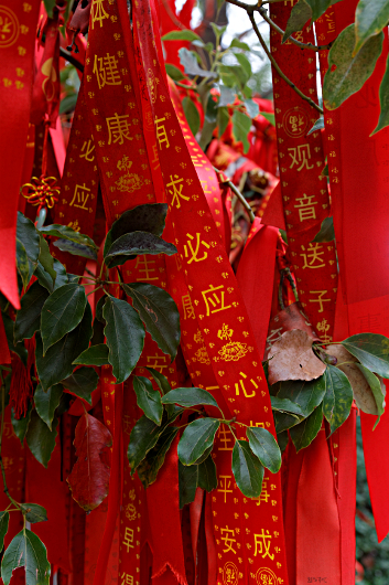 Shanghai Water Towns - Temple Ribbons