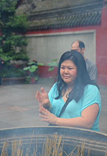 Szechuan Province, China
 - Jean with Incense