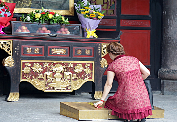 Szechuan Province, China
 - Kneeling with Incense