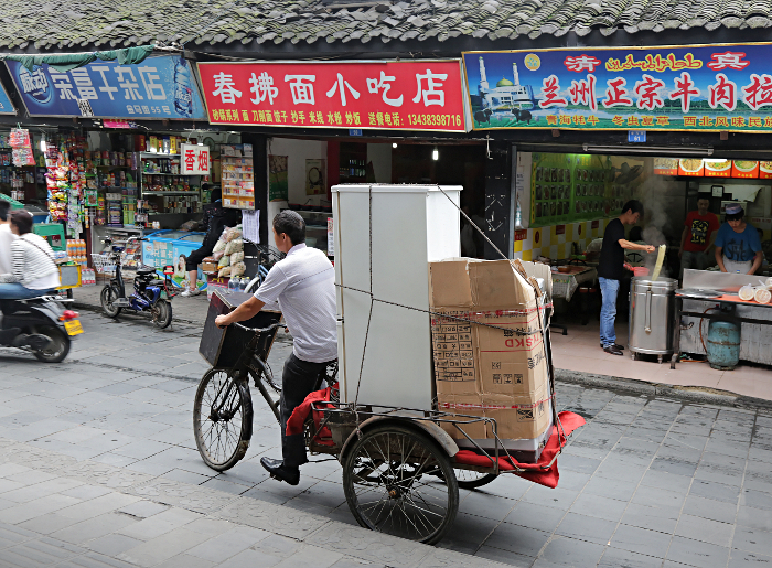 Szechuan Province, China
 - Fridge Delivery