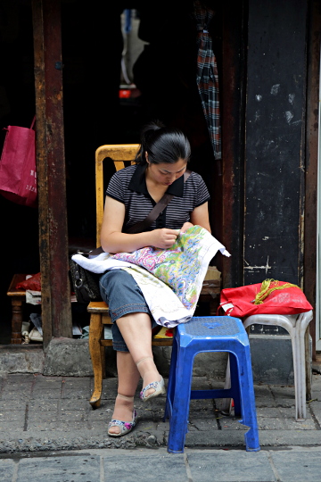 Szechuan Province, China
 - Embroiderer