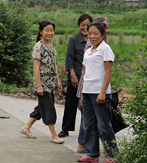 Szechuan Province, China
 - Peasant ladies