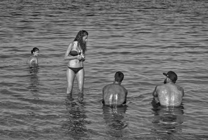 Dead Sea - Girl WIth Camera