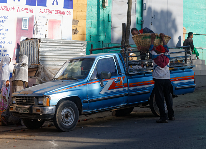 Visit to Addis Ababa - Market Scene