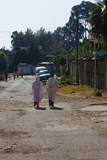 Visit to Addis Ababa - Walking Down the Street