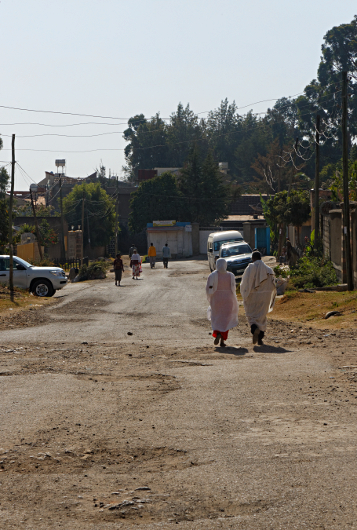 Visit to Addis Ababa - Walking Down the Street