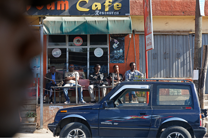 Visit to Addis Ababa - Cafe