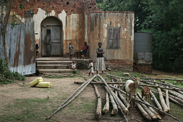 Visit to Kakungulu's House, Gangama, at the Foot of Mount Elgon, Uganda - The House