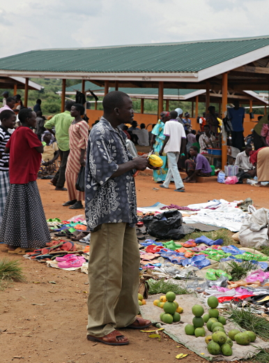 Market Day, Uganda - Mango Seller