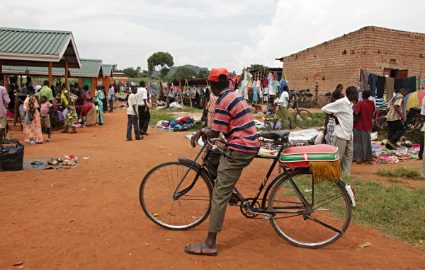 Market Day, Uganda - Bicycle Taxi at the Market