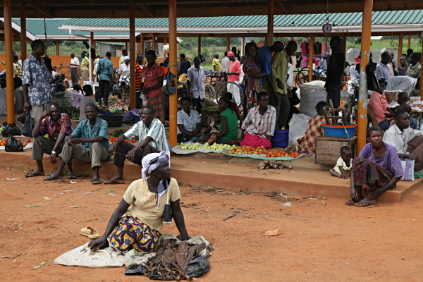 Market Day, Uganda - General View of the Market