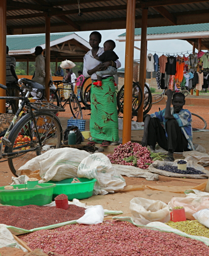 Market Day, Uganda - Grains and Legumes