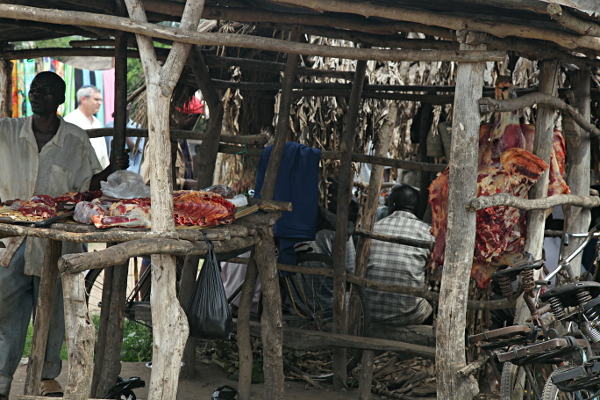 Market Day, Uganda - Butcher