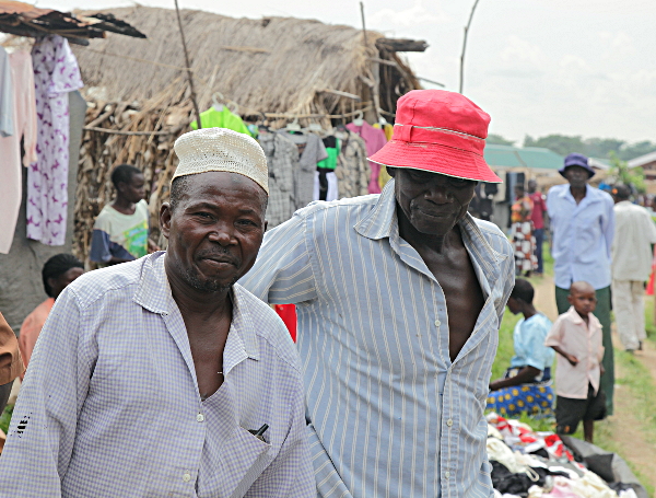 Market Day, Uganda - Two Friends at the Market