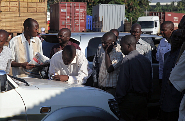 Visit to Mbale, Uganda - Kenyan Customs Facilitators at the Malaba Border Crossing