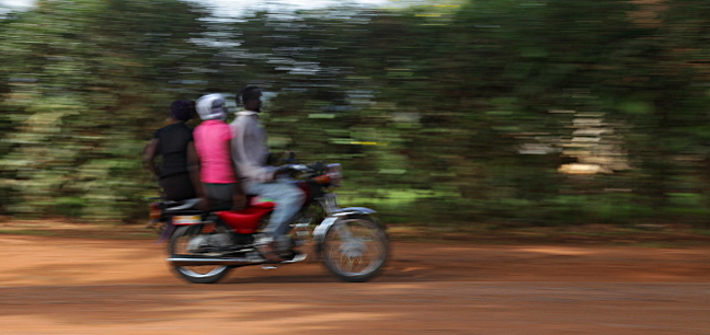 Visit to Mbale, Uganda - Woosh - Motor Bike Taxi, Mbale, Uganda