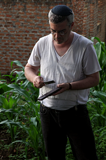 Visiting the Abayudaya in Nabugoye, Uganda - Sharpening the  Knife