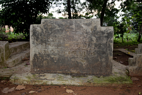 Visiting the Abayudaya in Namanyonyi, Uganda - Grave of Samsom Mugome, the second leader of the Abayudaya, - near to where he lived in Namanyonyi - Born: 17/1/1909 -- Died: 16/7/2002