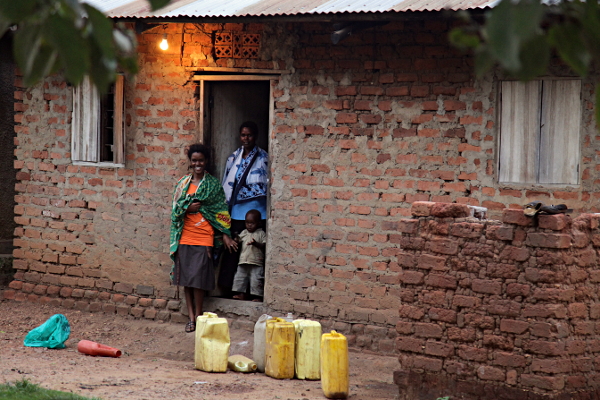 Visiting the Abayudaya in Namanyonyi, Uganda - Mud Brick House With Electricity