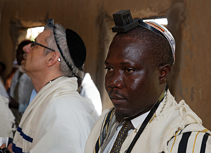 Putti Synagogue, Uganda
 - Enosh and Shimon at Monday Morning Prayers