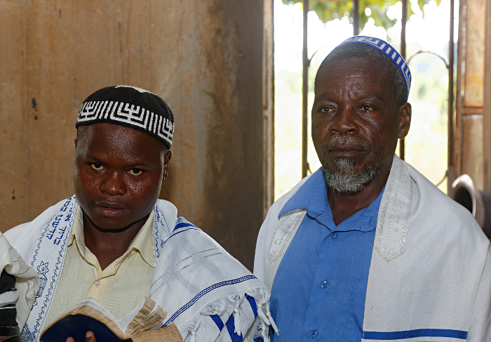 Putti Synagogue, Uganda
 - During Prayers