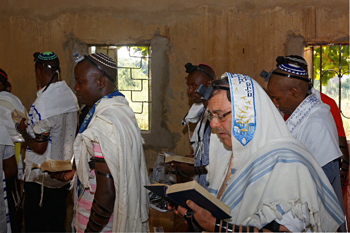 Putti Synagogue, Uganda
 - Rabbi Riskin at Tuesday Morning Prayers