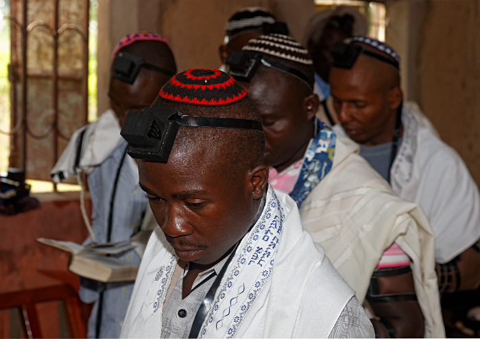 Putti Synagogue, Uganda
 - Old and New Tefilin