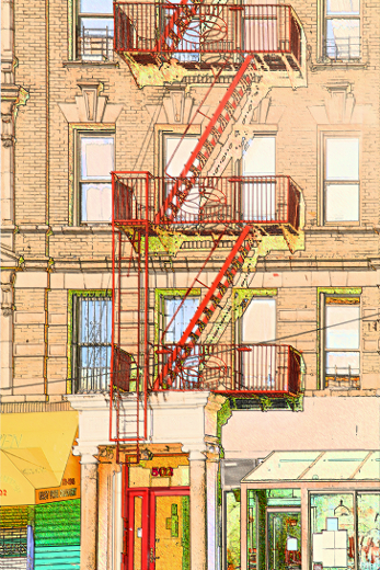 External Fire Stairs - 