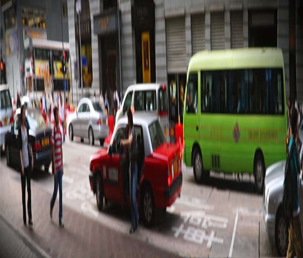 Hong Kong - Bus and Cab