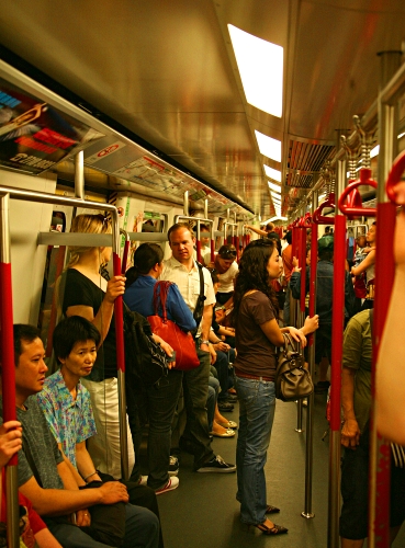 Hong Kong - On a Train