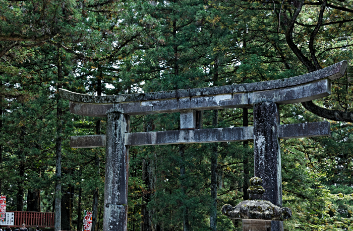 Nikko -- at the Shrine of Shogun Tokugawa Ieyasu and his grandson Iemitsu - Torii