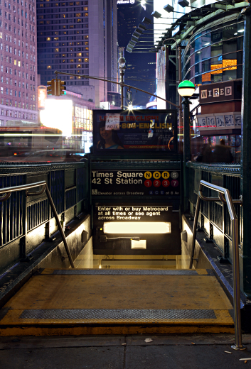 New York in November 2011 - Times Square Station