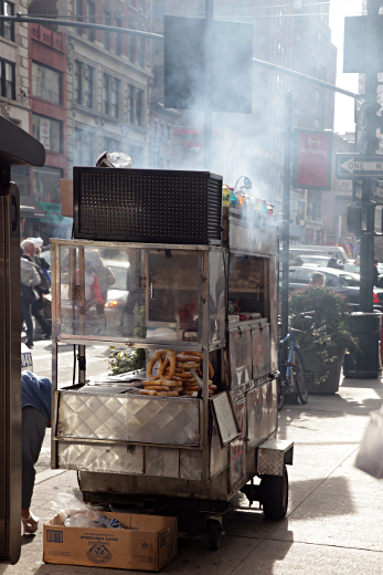 New York in November 2011 - Smokey Bagels, Herald Square