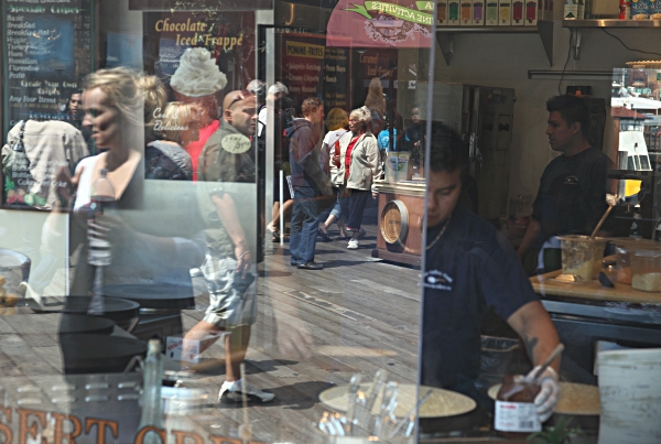 August in the US - Pancakes on Pier 39