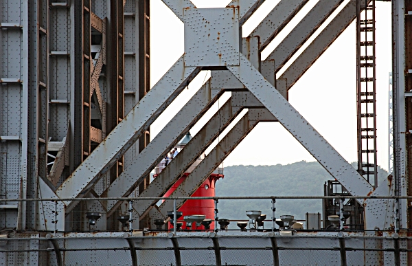 August in the US - Little Red Lighthouse and the George Washington Bridge