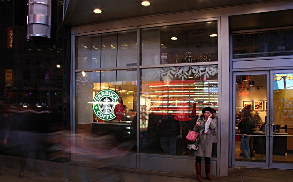 New York City - Starbucks, Times Square