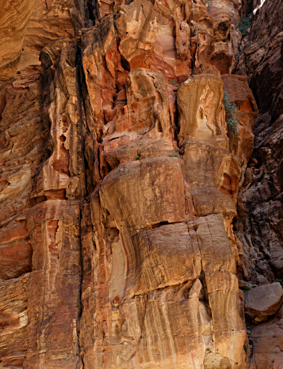 Petra - Siq walls