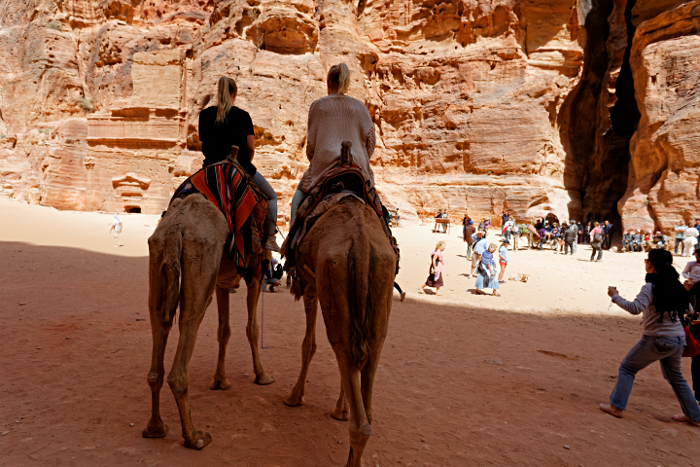 Petra - The Siq exit