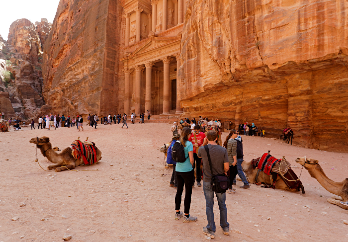 Petra - In front of the Treasury