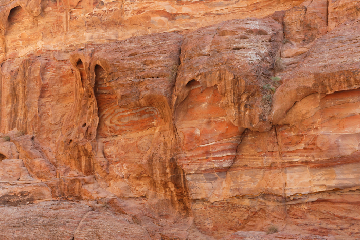 Petra - Cliff wall