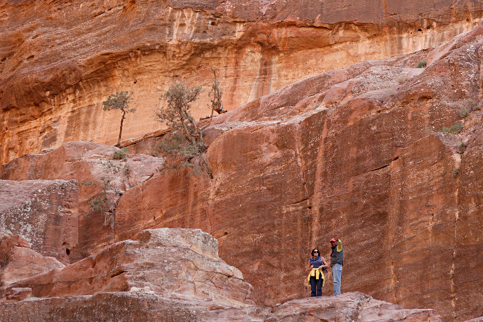 Petra - Climbing the mountain to the twin altars