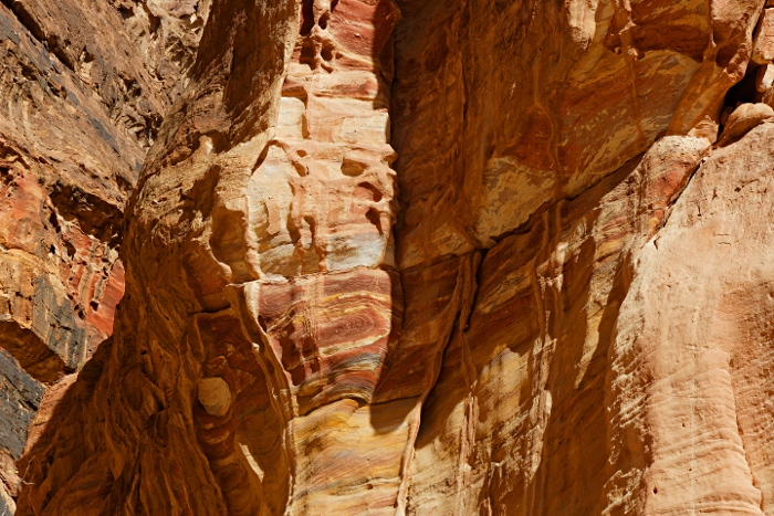 Petra - Siq walls