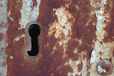 Rust - Grey Door, Machane Yehuda, Yerushalayim