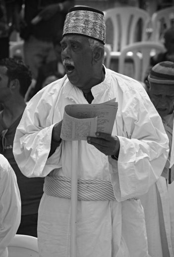 Samaritan, Shomronim, Passover Sacrifice - Reciting the Hagada before the  - Exodus 12-15