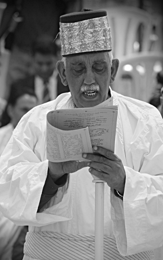 Samaritan, Shomronim, Passover Sacrifice - Reciting the Hagada